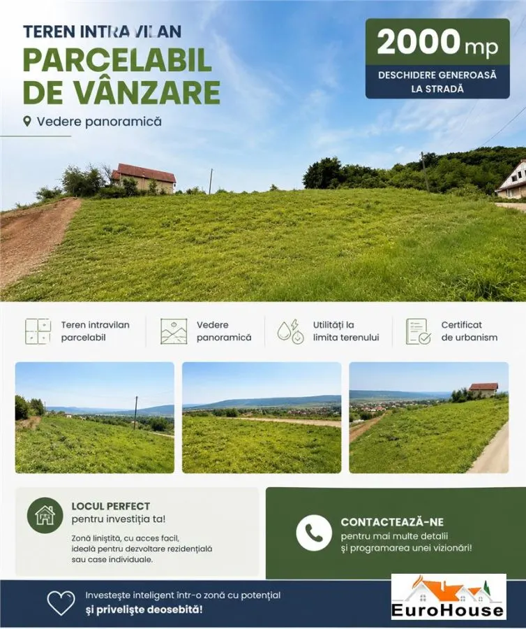 Teren Intravilan Parcelabil De Vanzare In Alba Iulia, Vedere Panoramica - foto 1