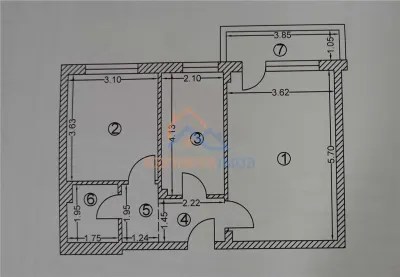 Vanzare 2 camere Gura Fagetului 49mp - foto 8