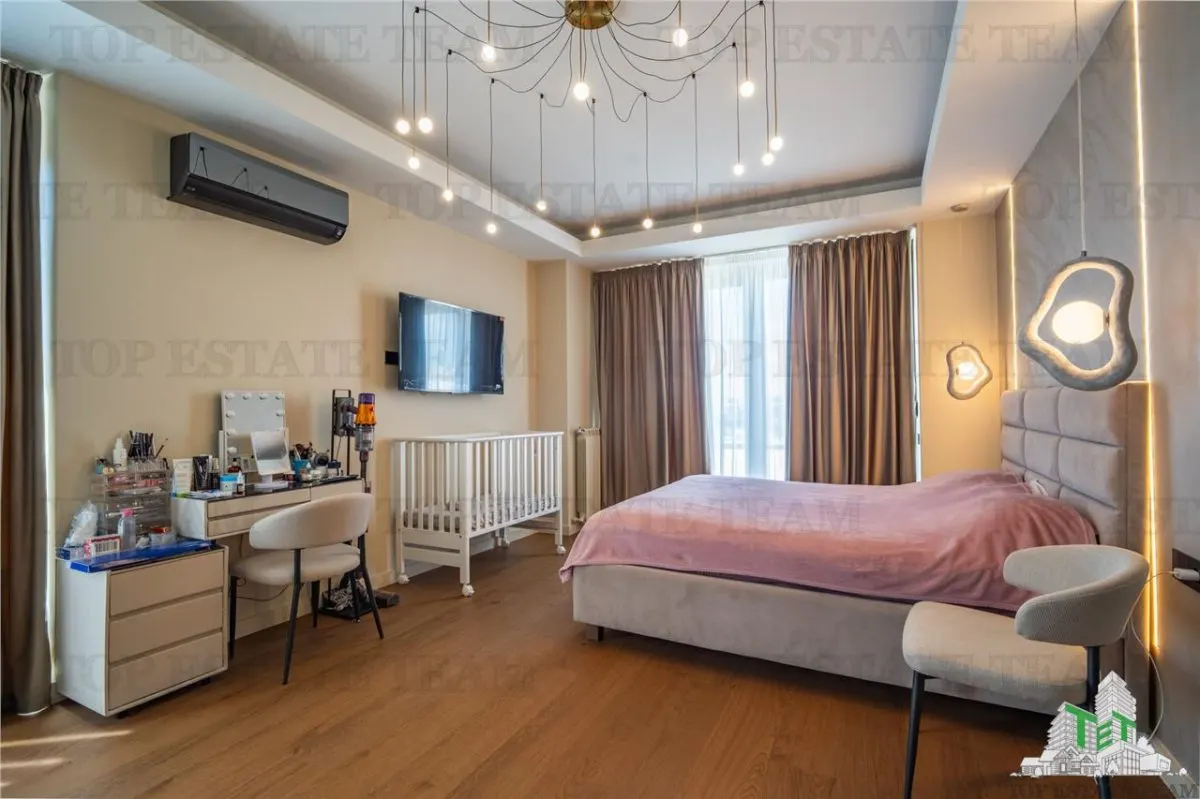 Penthouse 4 camere cu terasa de vanzare in zona Herastrau Bucuresti - foto 14