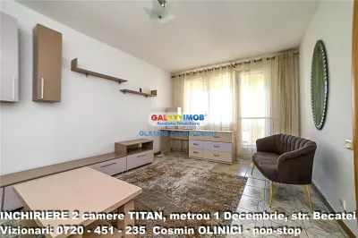 2 camere dec 5 min Metrou1 Decembrie loc parcare reabilitat contr ANAF - Bucuresti