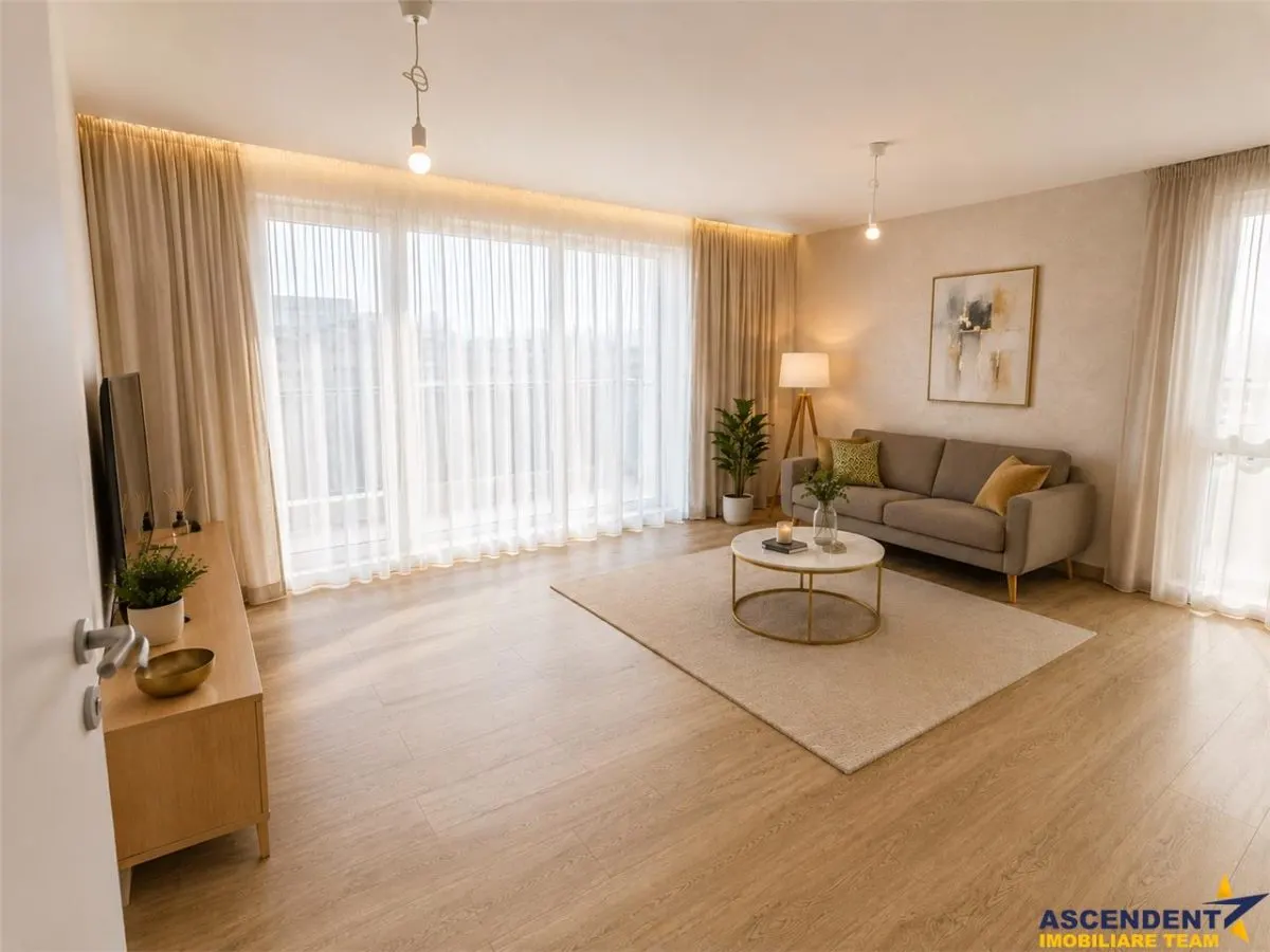 Apartament 2 camere, incantatoare terasa,  Urban Plaza, parcare subterana - foto 1