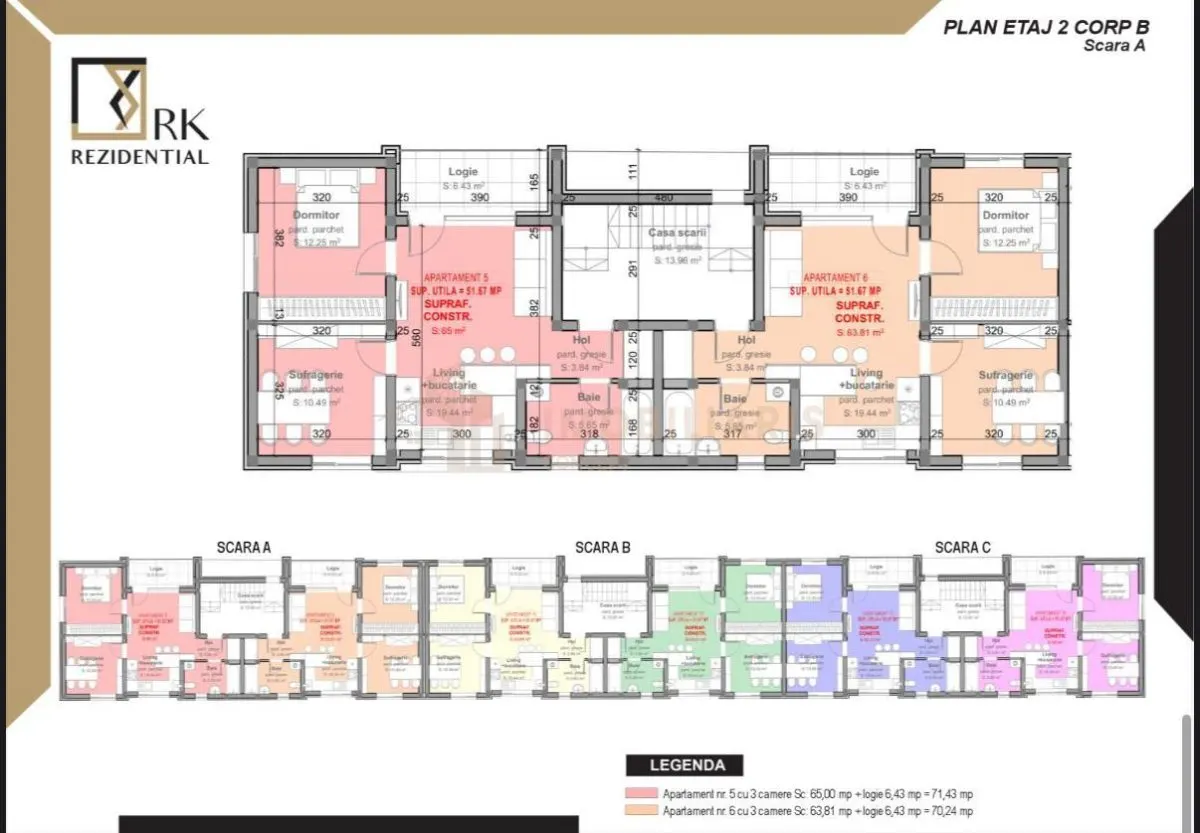 COMISION 0% !!! Apartamente 2 si 3 camere, zona Branduselor - foto 7