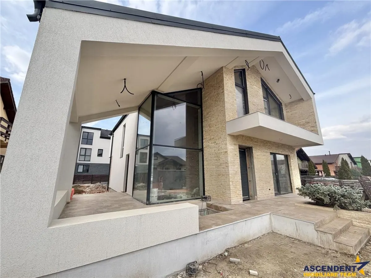 Vila moderna, unica prin design si arhitectura, la cheie, Sanpetru, Brasov - foto 13