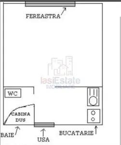 Garsoniera | Nicolina Podu Roș | 20mp - Iasi