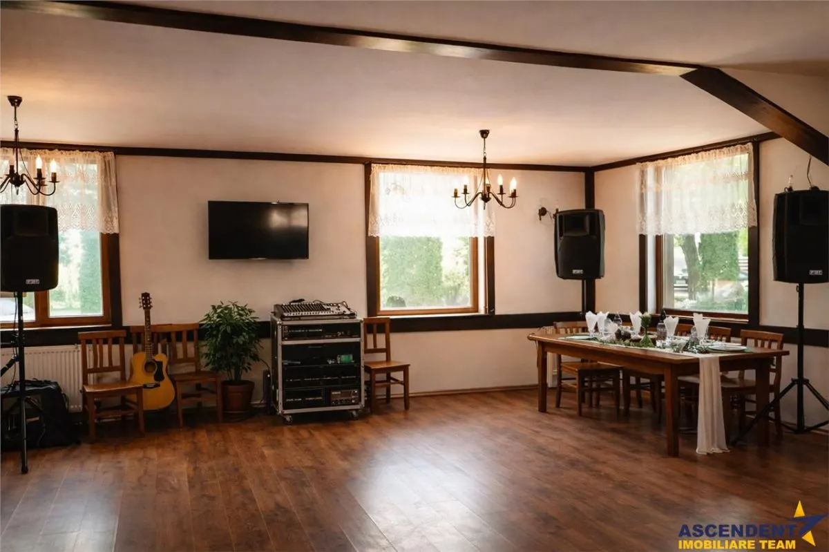 3D! Restaurant cu gradina,facilitati,de inchiriat,deschidere la DN,Halchiu,Brasov - foto 3