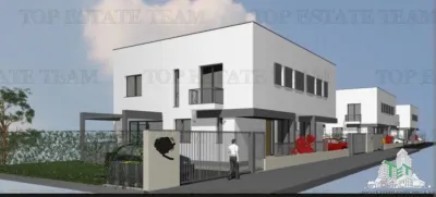 Vila individuala cuplata, in complex rezidential modern, cu 4 camere, toate utilitatile, Drumul Taberei, zona Valea Oltului 5 minute de metrou - foto 2