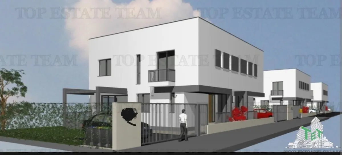 Vila individuala cuplata, in complex rezidential modern, cu 4 camere, toate utilitatile, Drumul Taberei, zona Valea Oltului 5 minute de metrou - foto 2