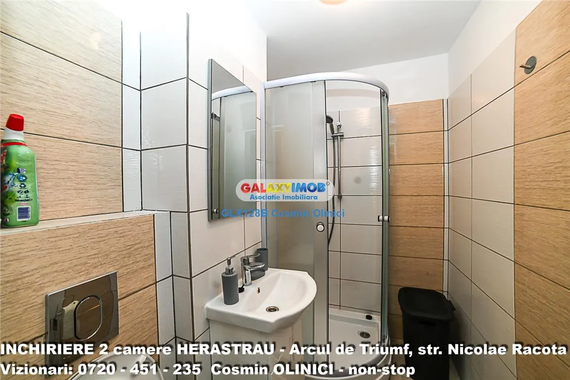 Inchiriere 2 camere HERASTRAU - Arcul de Triumf - str. Nicolae Racota - foto 4