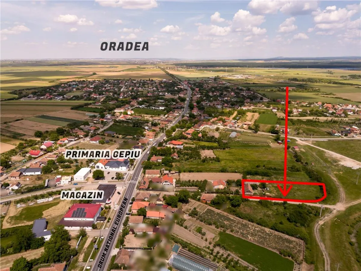 RECO Casa de vanzare cu 3014 mp teren si dublu front stradal ,Gepiu - foto 3