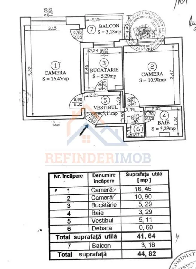 Vanzare 2 camere Prevederii 45mp - foto 13