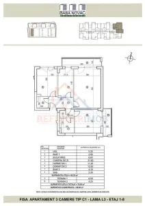 Vanzare 3 camere Baba Novac Residence 79mp - foto 9