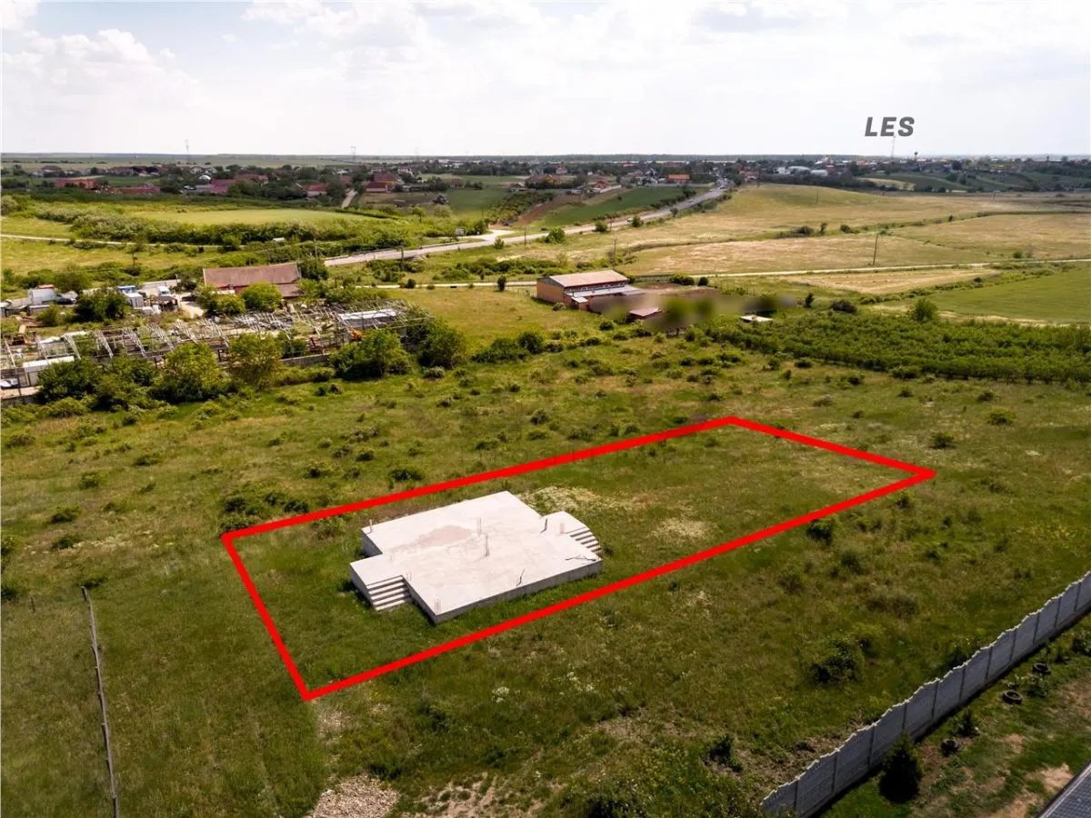 RECO Teren cu fundatie + proiect de casa localitatea Les - foto 6