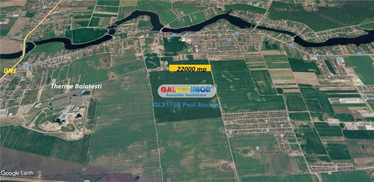 Teren intravilan 22000 mp Balotesti str Fabricii cu utiltati - foto 5