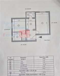 Apartament 2 camere, Galata (statie de autobuz la 100m) - foto 12