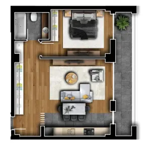 Apartament 2 camere - 70mp - Copou - Intabulat - foto 6