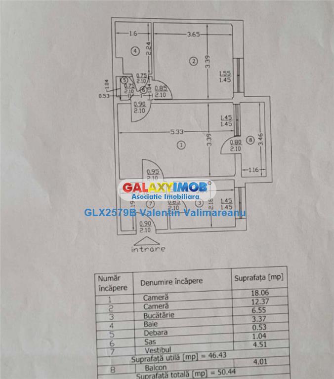 Apartament 2 Camere 1 Decembrie 1918 COD 261 - foto 3