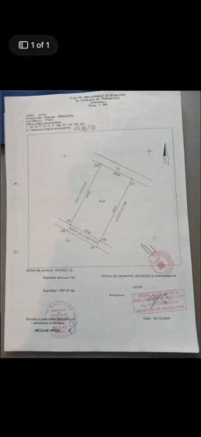 Teren de vanzare  807m2 in Bragadiru - foto 4