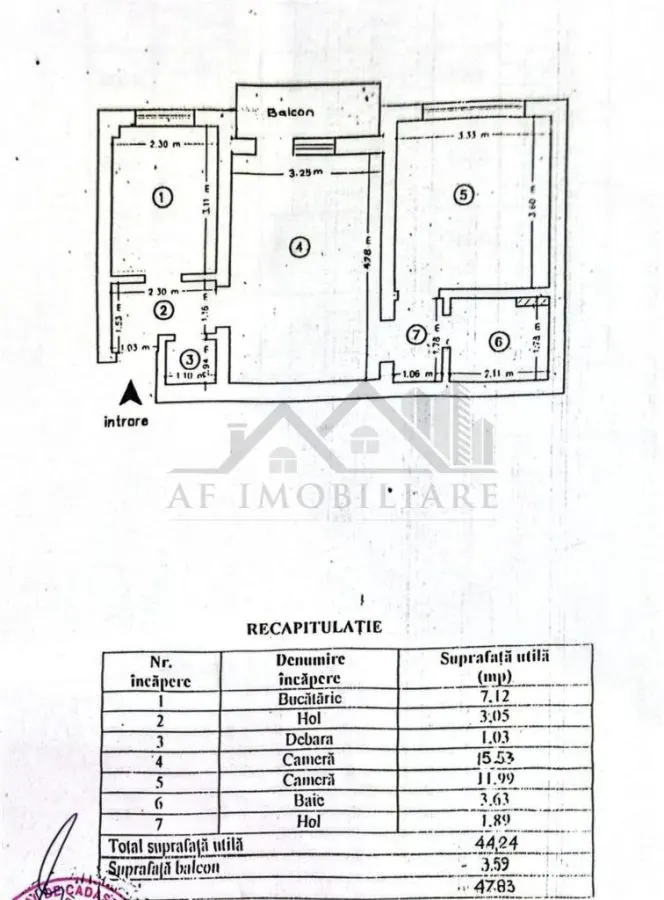 Apartament cu 2 camere de vanzare - foto 8
