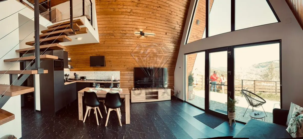 Casa A-Frame de vanzare | Valea Doftanei, Tesila | Constructie 2024 | Teren 627 mp | - foto 19