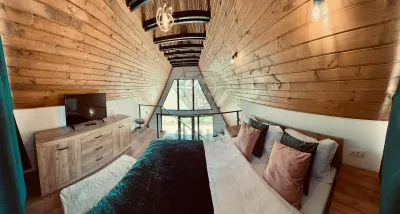 Casa A-Frame de vanzare | Valea Doftanei, Tesila | Constructie 2024 | Teren 627 mp | - foto 8