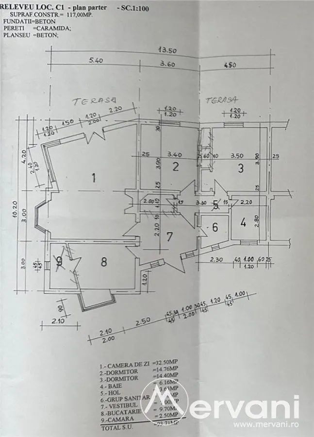 Vila de vanzare cu 6 camere si teren de 5116 mp in Cornu - foto 5