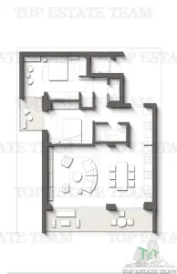 Apartament Premium cu 3 camere cu terase | Vedere directa la mare si padure - Proiect exclusivist Olimp,Constanta - TVA inclus in pret - foto 2