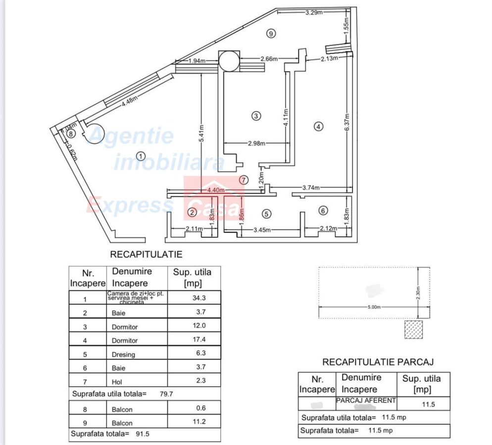 REVANZARE! Apartament INTABULAT, 3 camere, Tatarasi, bloc nou - foto 19