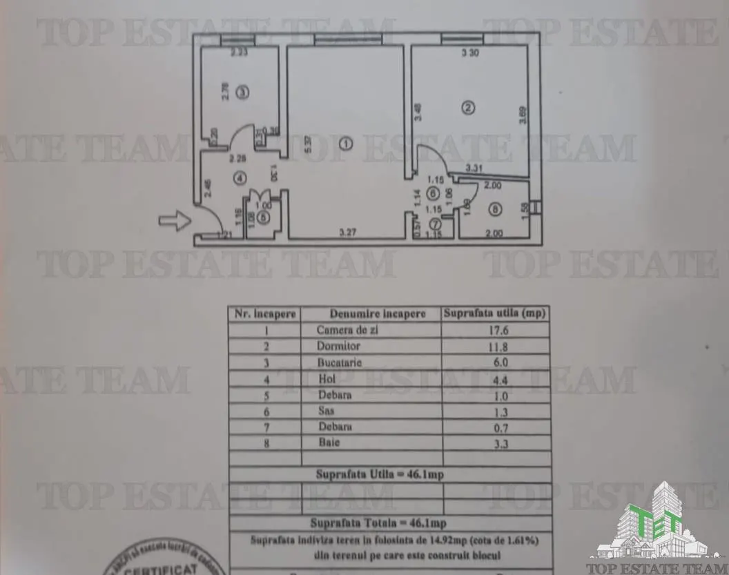 Apartament 2 cam. -Independentei - Cec Bank - vanzare - Braila - foto 11