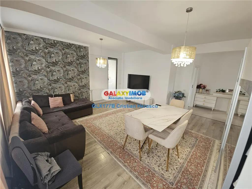 Bloc nou 3 camere 2 bai Et 1 balcon Suprafata Utila 80 MP - foto 3
