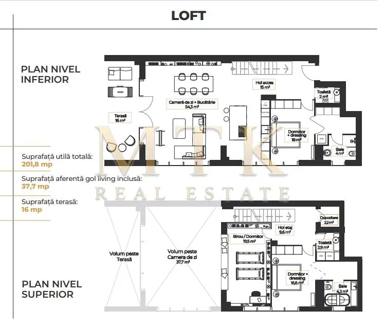 Apartament 4 camere lux I  Brick Loft I 1Loc parcare - foto 10