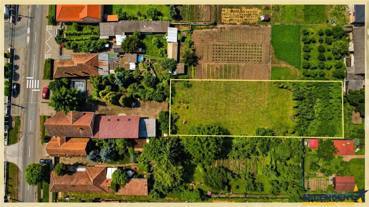 Pretios teren intravilan 1.409 mp, livada, utilitati,rezidential/ comercial, zona premium - foto 4