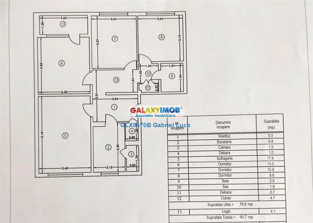 Apartament 4 camere 77mp | Decomandat | Bloc Reabilitat | Berceni | - foto 11