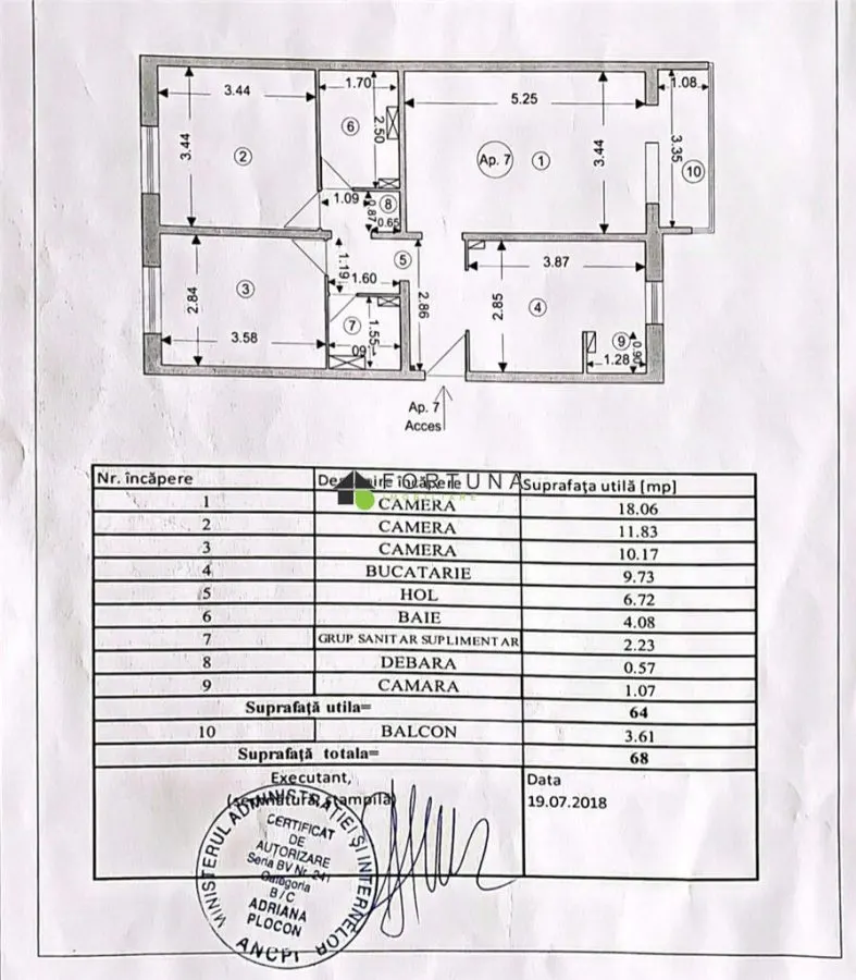 Apartament 3 camere , etaj intermediar - Astra - foto 17