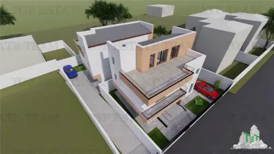Vila exclusivista, 4 camere, incalzire in pardoseala, finisaje premium, 380V, la 15 minute de metrou  Raul Doamnei - foto 2