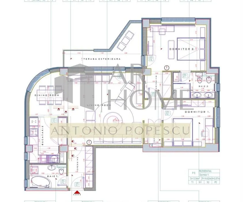 Apartament 3 camere, parcare subterana, Ploiesti, ultracentral. - foto 5