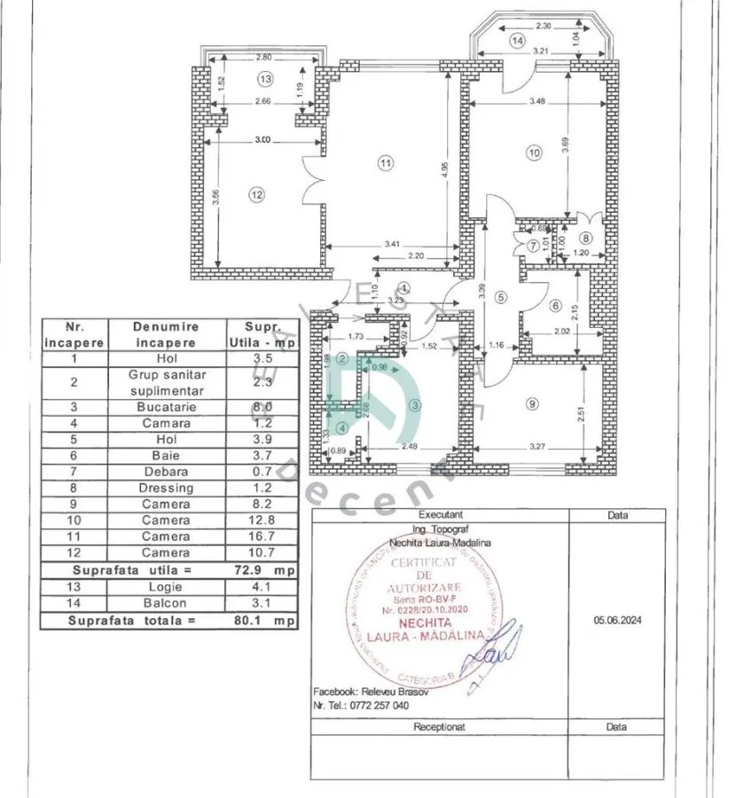 Apartament 4 camere, Tractorul, Brasov - foto 12