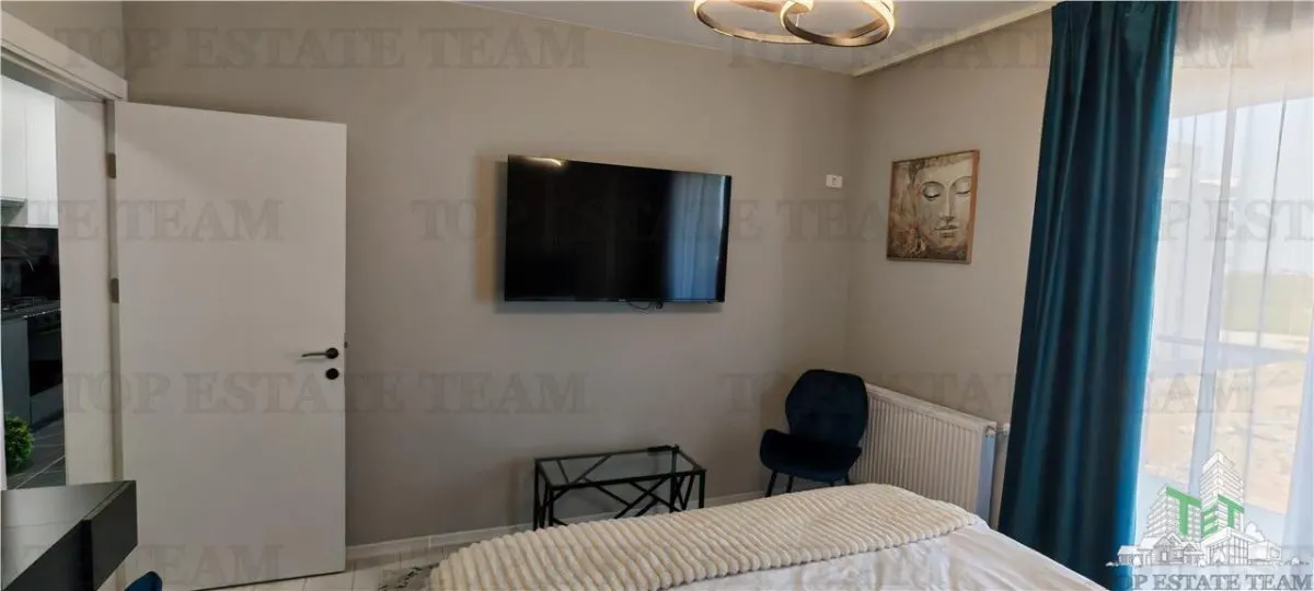 Apartament 2 camere, loc de parcare subteran, cu rate la dezvoltator, mobilat si utilat complet, modern,  in orasul Bragadiru judet Ilfov - foto 12