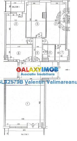 Apartament 4 Camere Cartier Francez Herastrau COD 268 - foto 9
