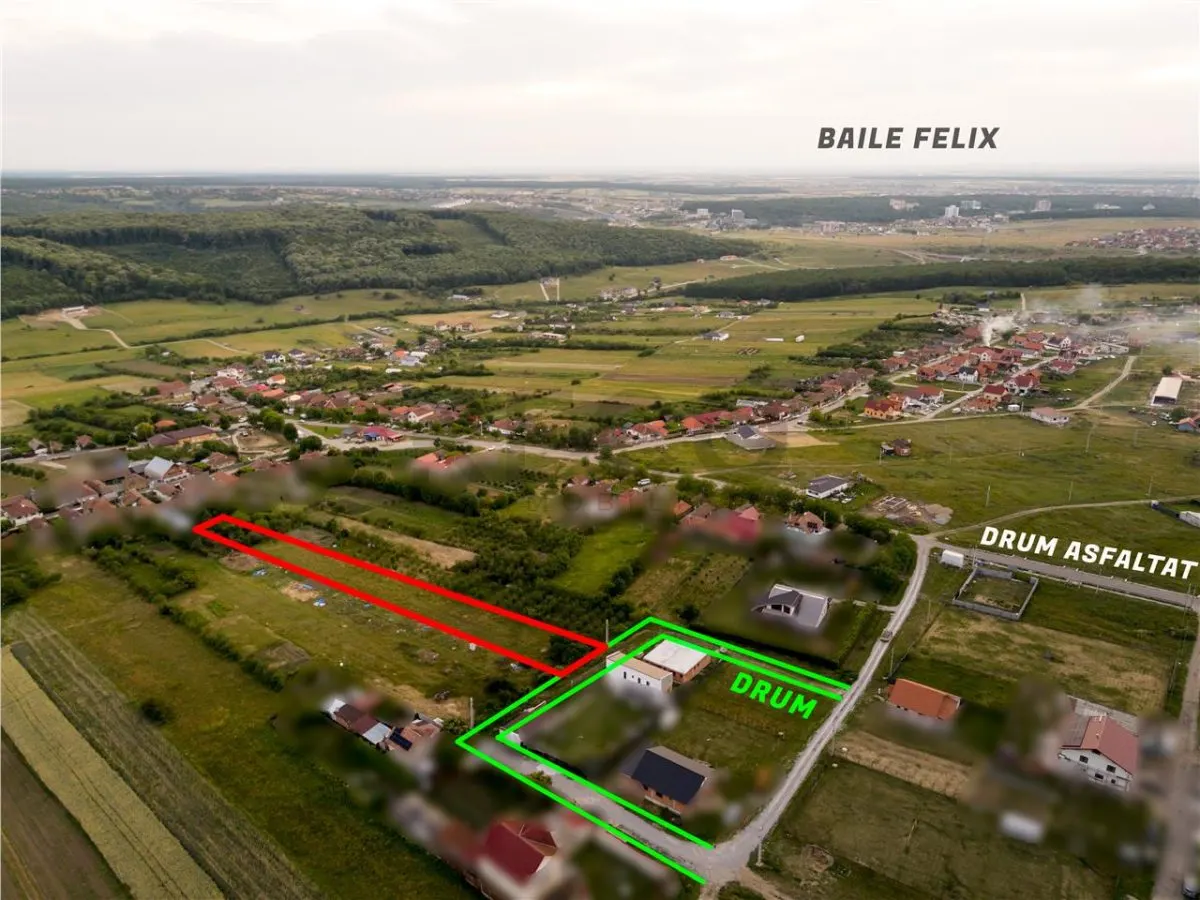 RECO Teren intravilan de vanzare Betfia, Bihor - 3000 mp, front stradal 20 m - foto 2
