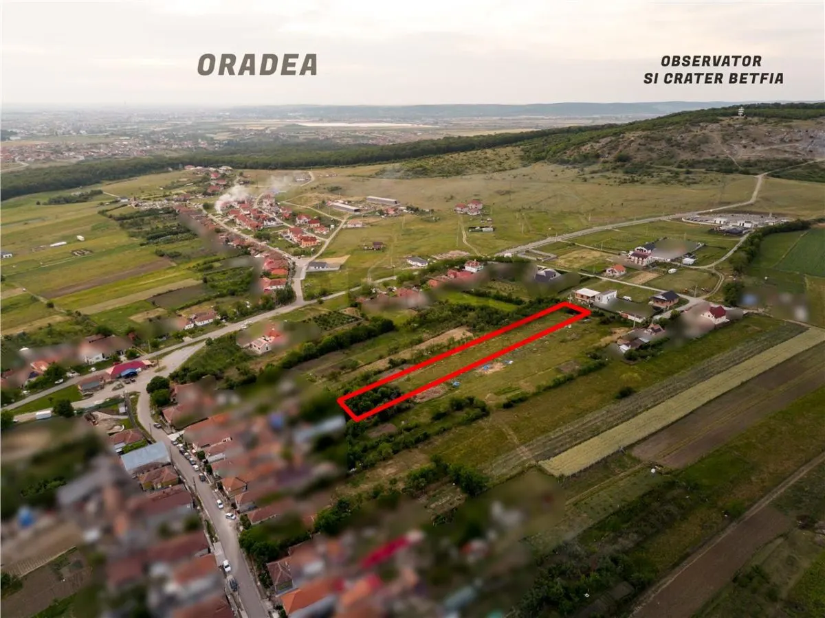 RECO Teren intravilan de vanzare Betfia, Bihor - 3000 mp, front stradal 20 m - foto 8