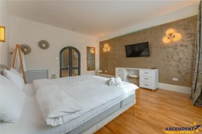 FILM& 3D! Vila high tech, cu semineu, jacuzzi, terasa, 7 camere cu baie proprie, Central, Brasov - foto 3