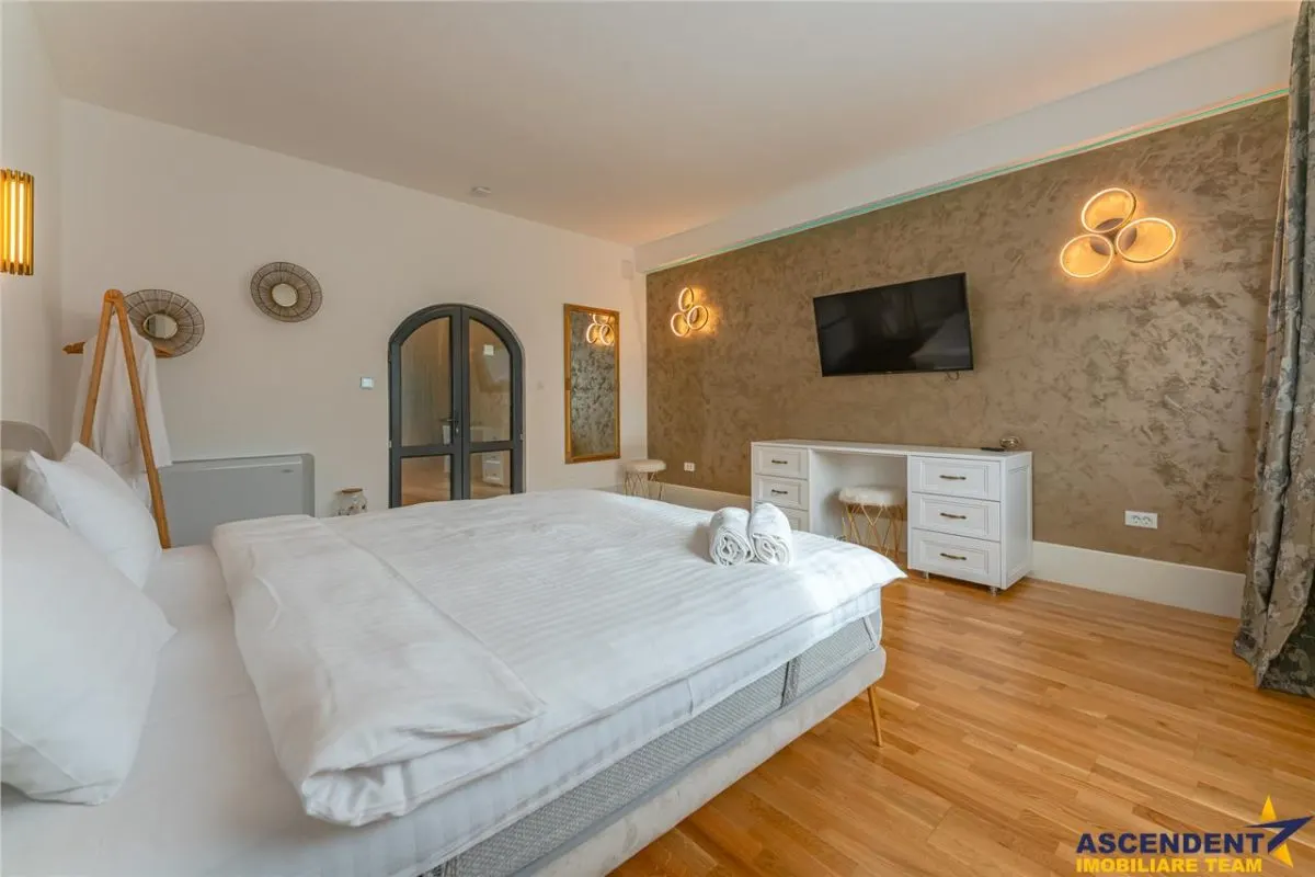 FILM& 3D! Vila high tech, cu semineu, jacuzzi, terasa, 7 camere cu baie proprie, Central, Brasov - foto 3