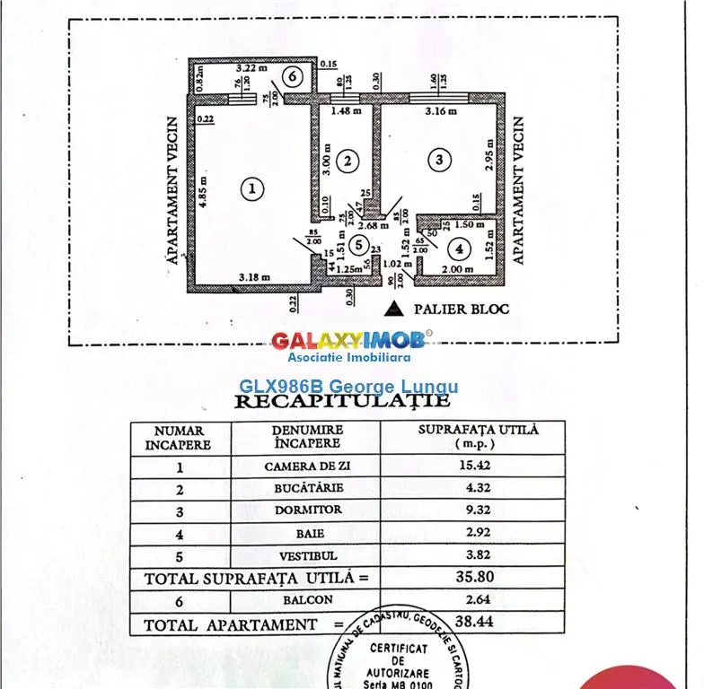 Apartament 2 camere Brncoveanu strada Huiedin - foto 10