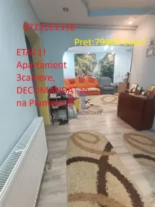 ETAJ 1! ap 3 camere, Mobilat si Utilat, zona Plantelor - Braila
