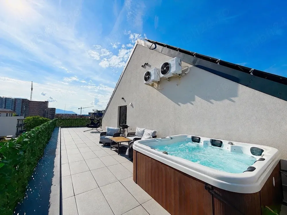 Penthouse exclusivist cu terasa de 85 mp, jacuzzi privat si independenta energetica â€“ Prima inchiriere | Zona Coresi, Brasov - foto 4