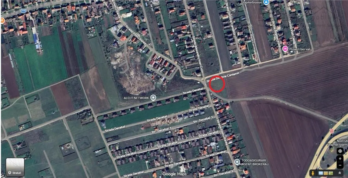 Teren intravilan de vanzare - Harman - 500 mp - PUZ aprobat - foto 6