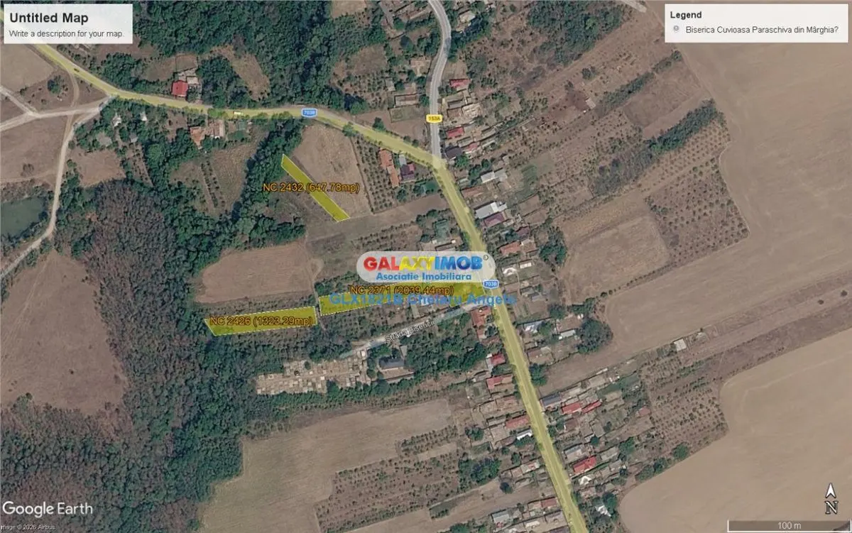 24 km de Pitesti,com Lunca Corbului, teren 4010 mp , deschidere 24/30 - foto 1