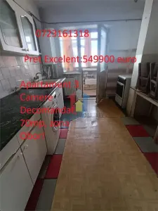 Pret Bun!  SPATIOS! Apartament 3 camere Decomandat, 70mp zona Obor - Braila