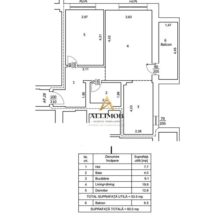 Apartament 2 camere | Complex MRS Residence Gradini, Ploiesti | Etaj 2 | Bloc Nou - foto 13