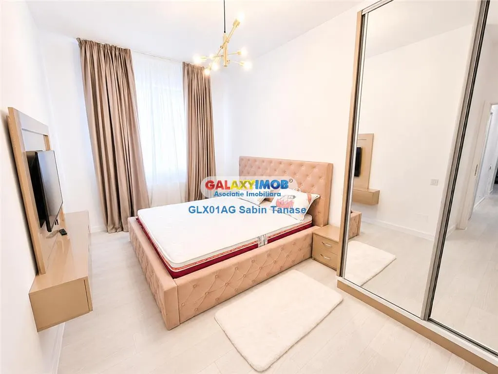 de inch ap  cu 3 camere de lux Nord , bloc nou - foto 3